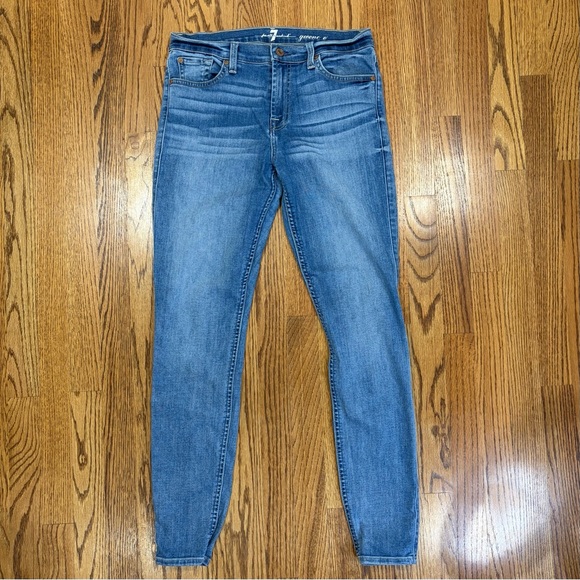 7 For All Mankind Gwenevere Skinny Ankle Jeans - Picture 2 of 14